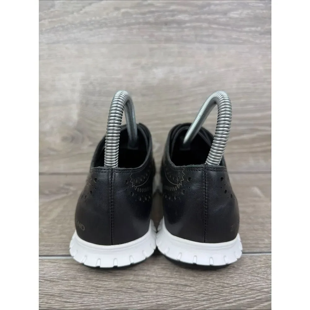 Cole Haan Zerogrand OS Women’s Sz 6.5B Black Leather Wingtip Oxford Low Sneakers